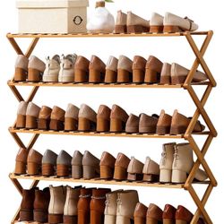 Bamboo Shoe Rack