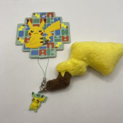 Rare Pokemon Center Limited Plush Pikachu Tail Keychain US Seller Japan Exclusive