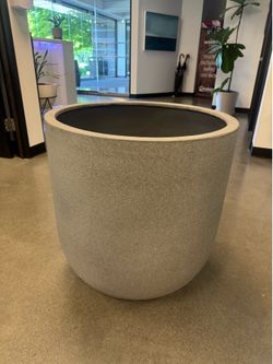 West Elm - Radius Planter - Extra Large - Storm Grey