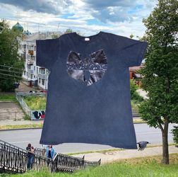 Wu-Tang Clan black 100% cotton t-shirt with Wu-Tang Clan logo YEAR 2012 Size M #hiphop #wutang