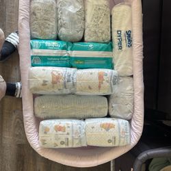 Lot Of Mixed Newborn And Size 1 Diapers
