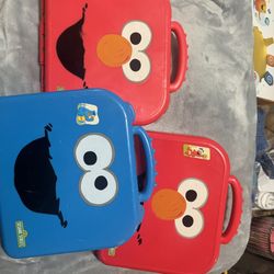 Cookie Monster And Elmo Suitcase