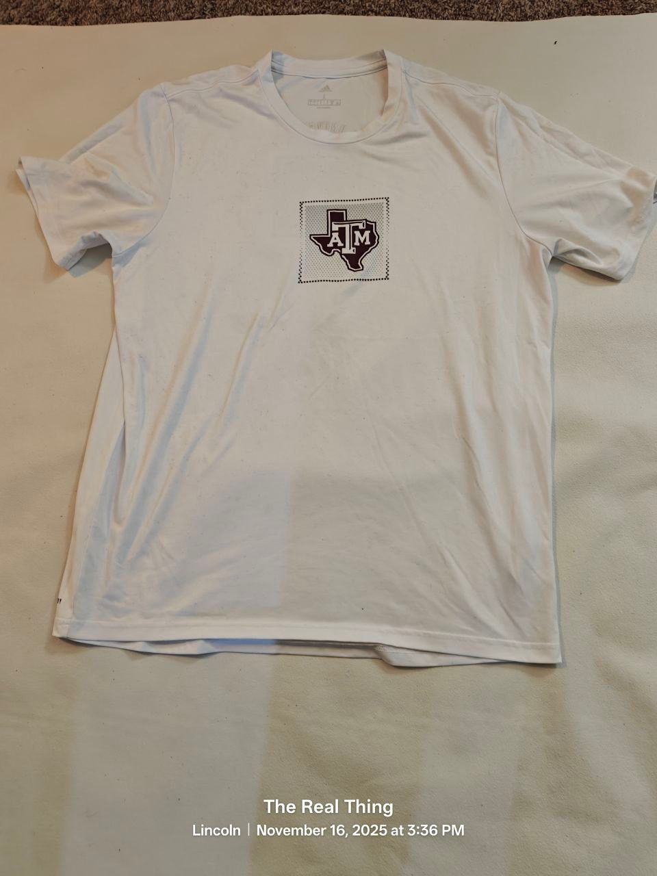 Texas A&M T Shirt Size Large
