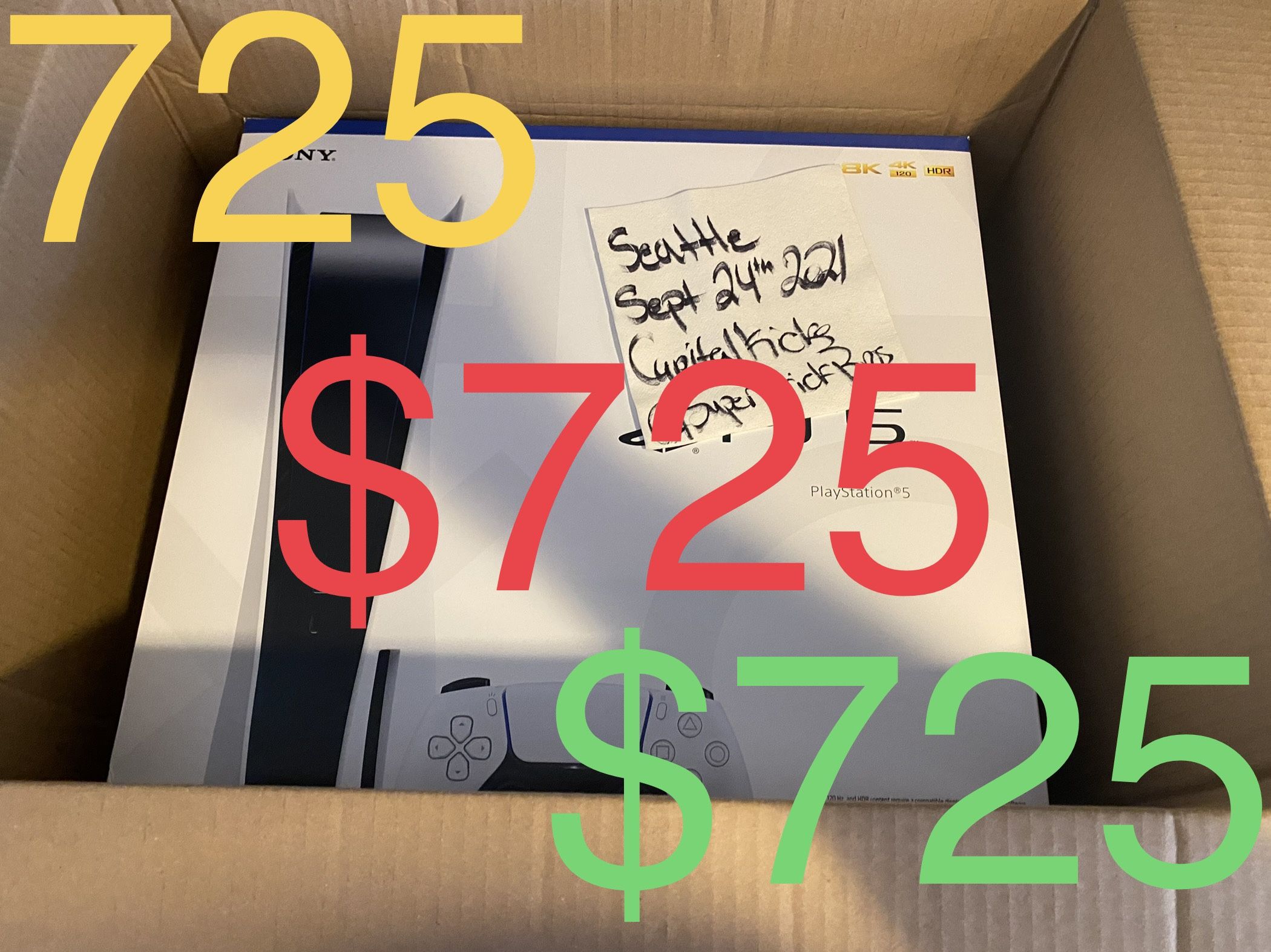 $740 - Walmart PS5 Brand New With Receipts!