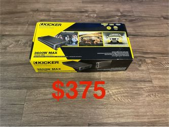 Kicker 1800.1 amp $375