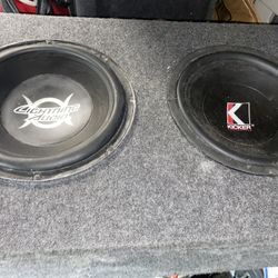 Dual 10 Inches Lightning Audio and Kicker Subwoofers Sealed Box