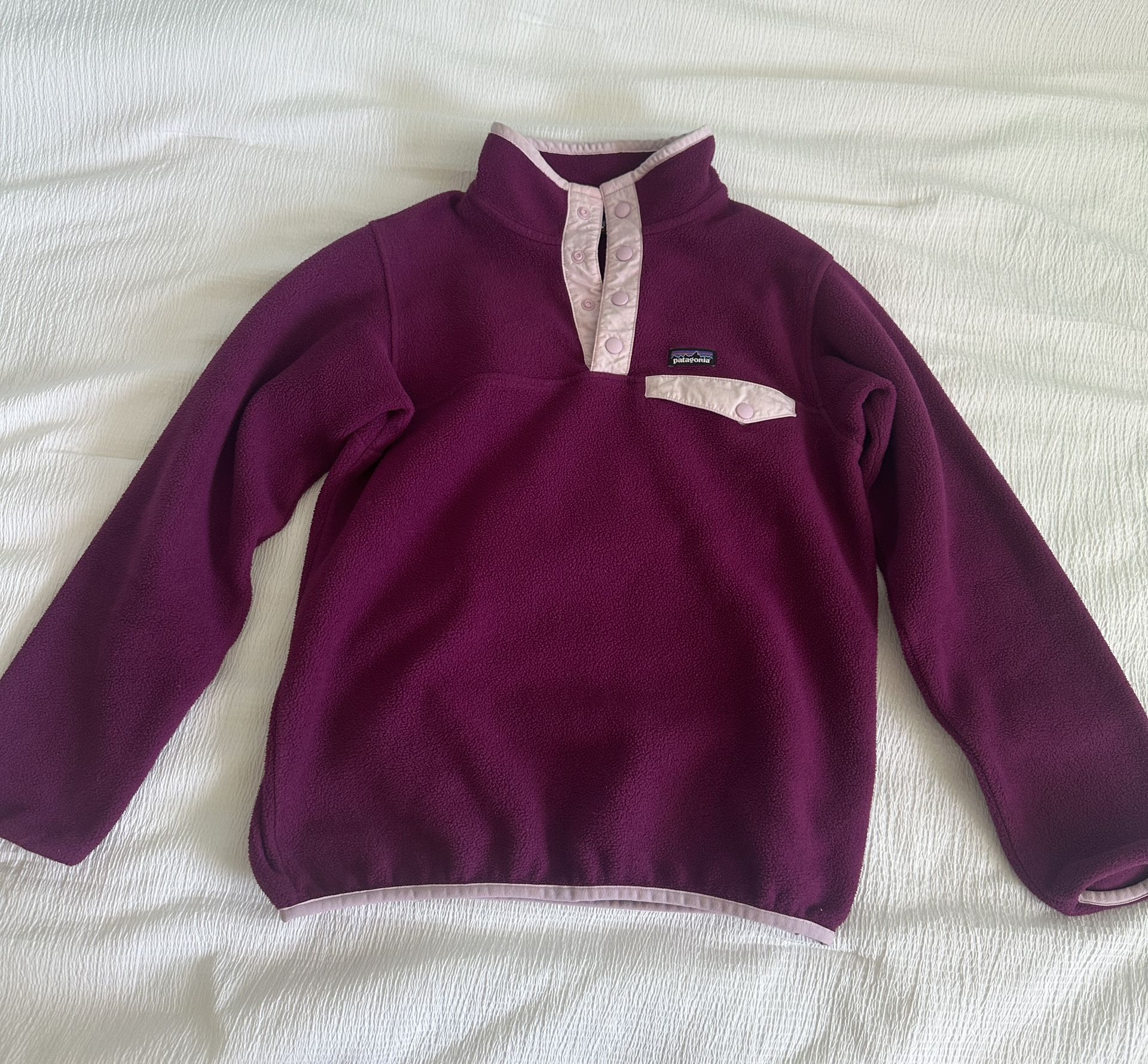 Patagonia Kids' Lightweight Synchilla Snap-T Pullover Size XL
