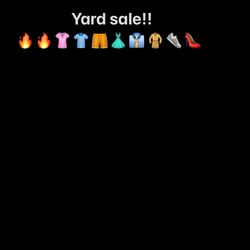Yard Sale!!! 