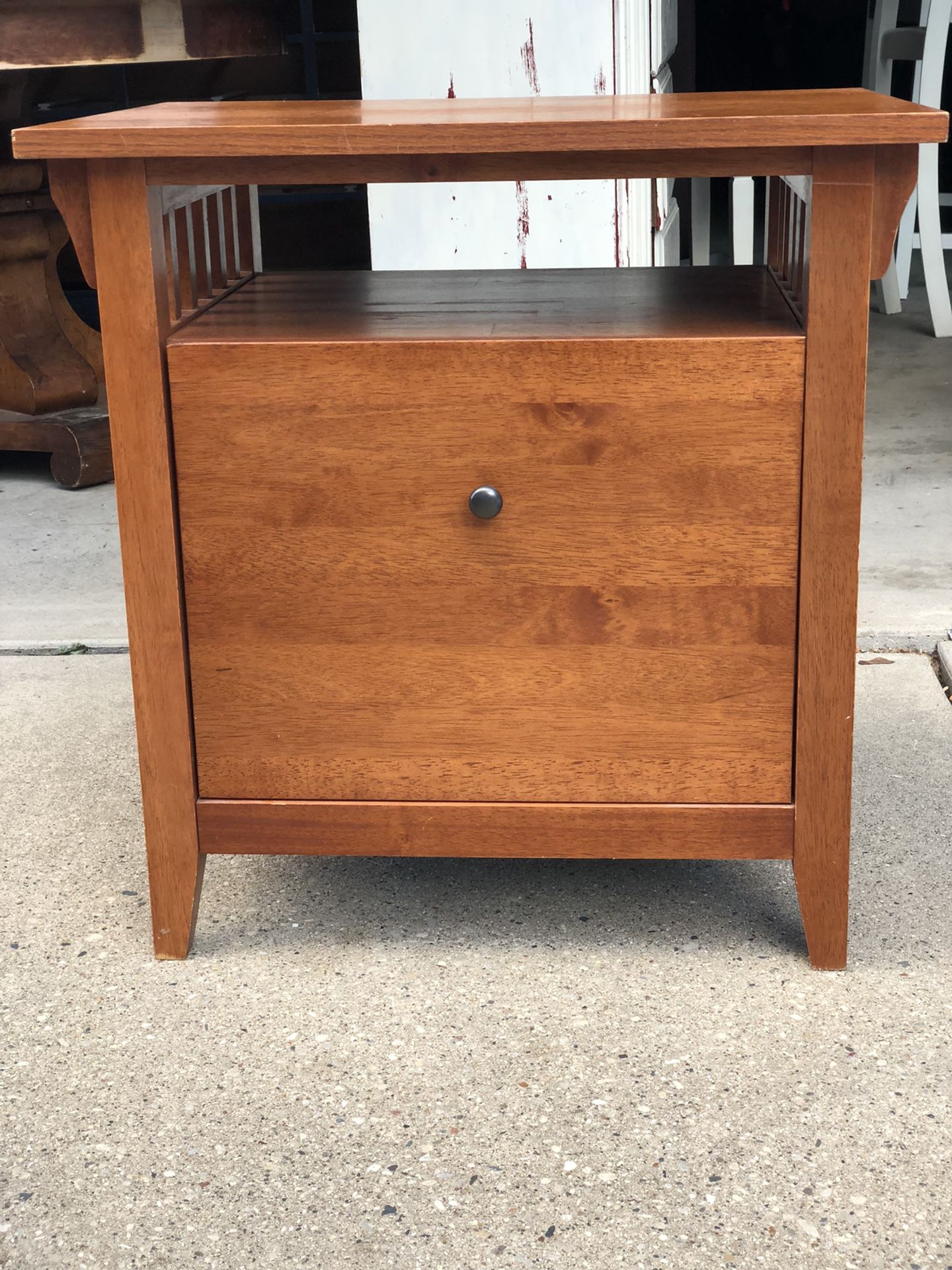 Mission Style One Drawer File Cabinet