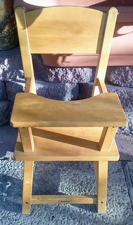 Lakeshore Hardwood Doll Highchair