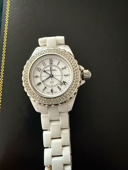 Chanel white watch