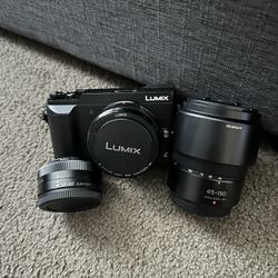 Lumix GX85 + 3 Lenses (Great Condition)