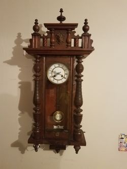 Vintage 1880s Wall clock
