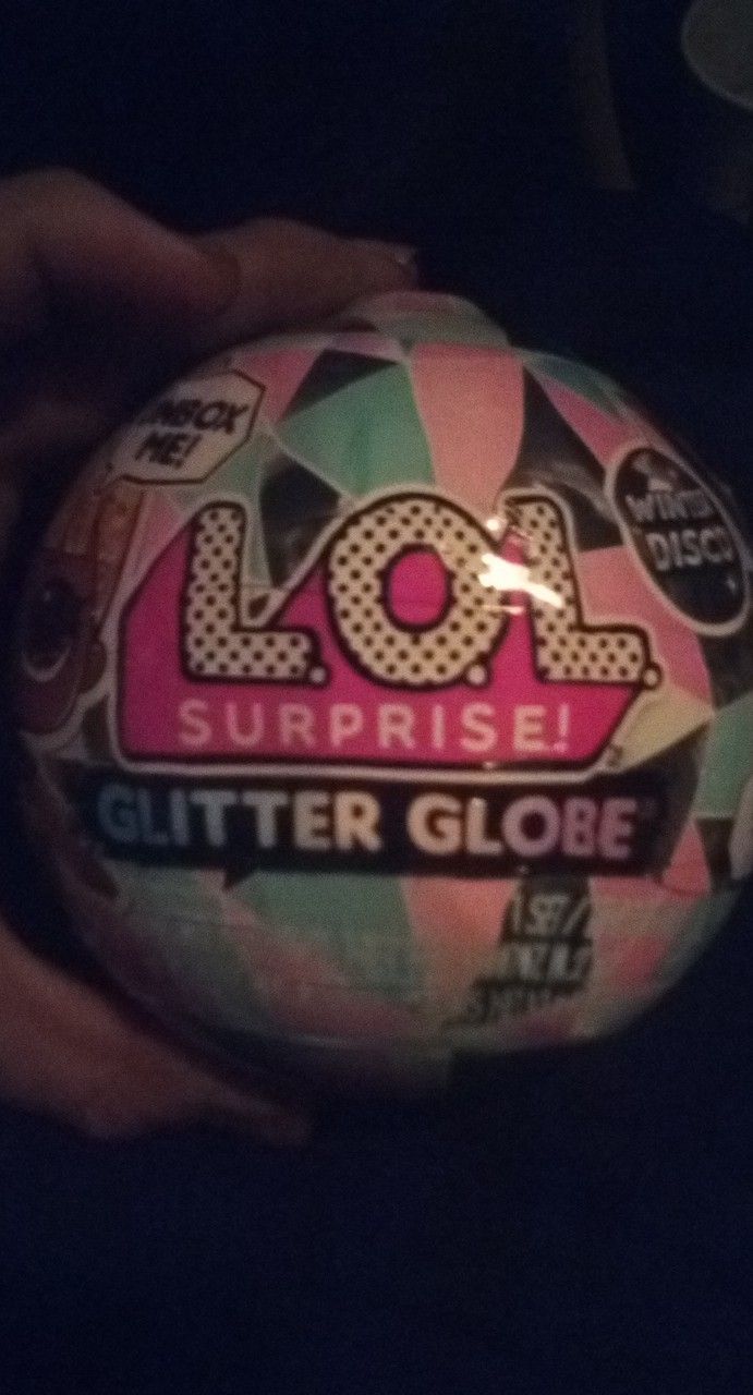 Lol doll glitter globe