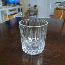Stoli Vodka Ribbed Heavy Weighted Tumbler Glass, A Great Addition To Your High Quality Barware, Market Value $10-12 (Only 1 Left)