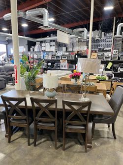 Dining table sets from Costco, 9-piece