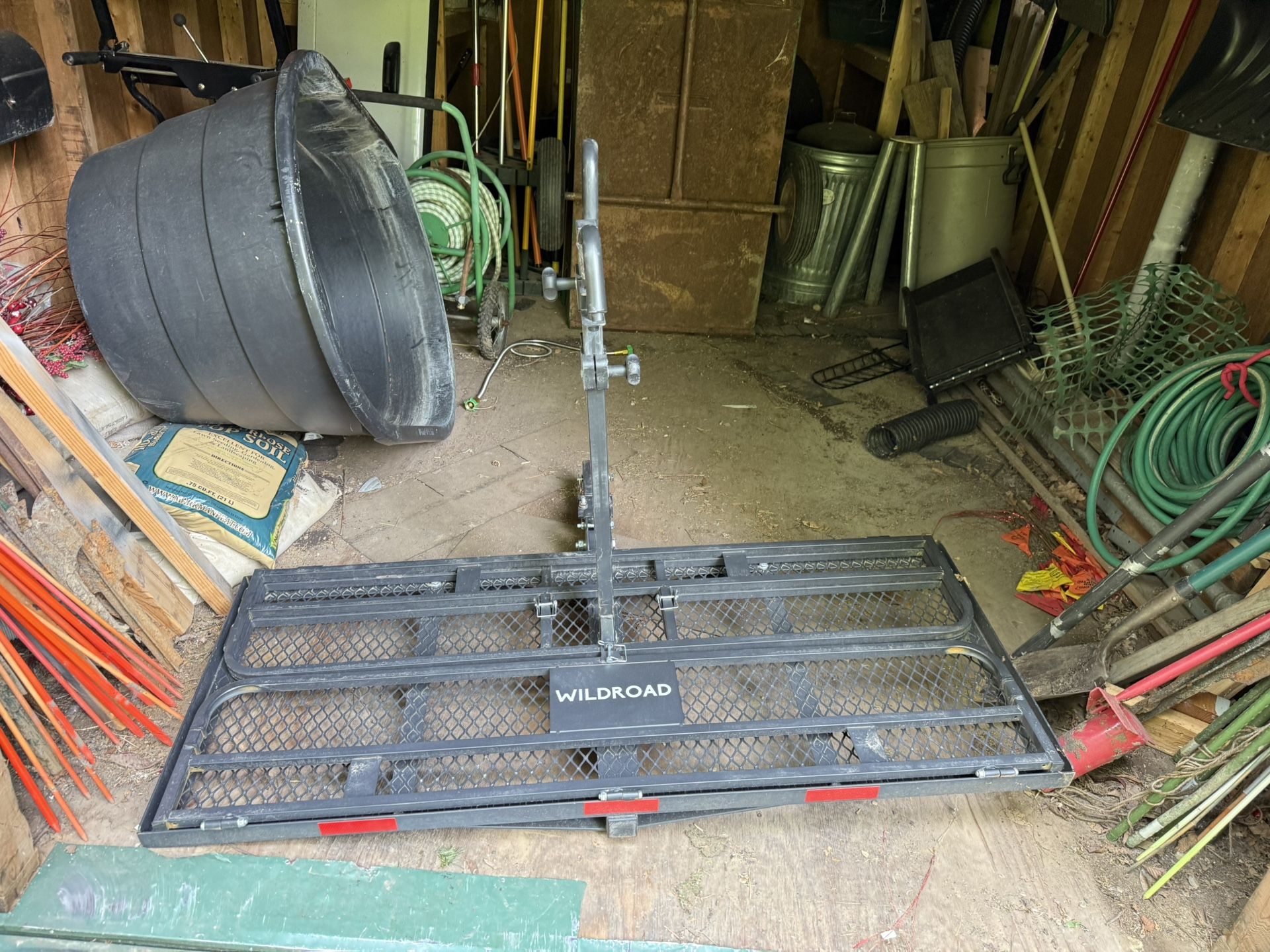 Wild road Cargo Basket With Bike Rack.