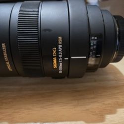 SIGMA CAMERA LENS