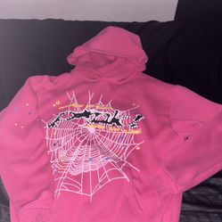 Pink Spider Hoodie