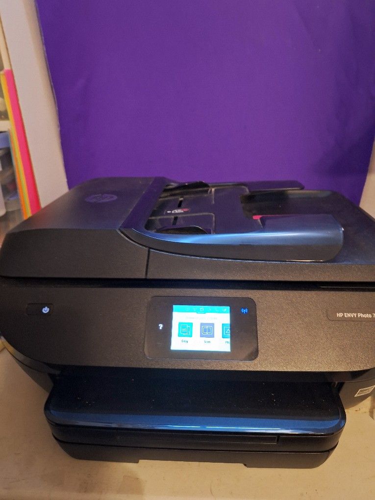 Hp Envy Photo 7855 Black In One Wireless Inkjet Printer-$55.00