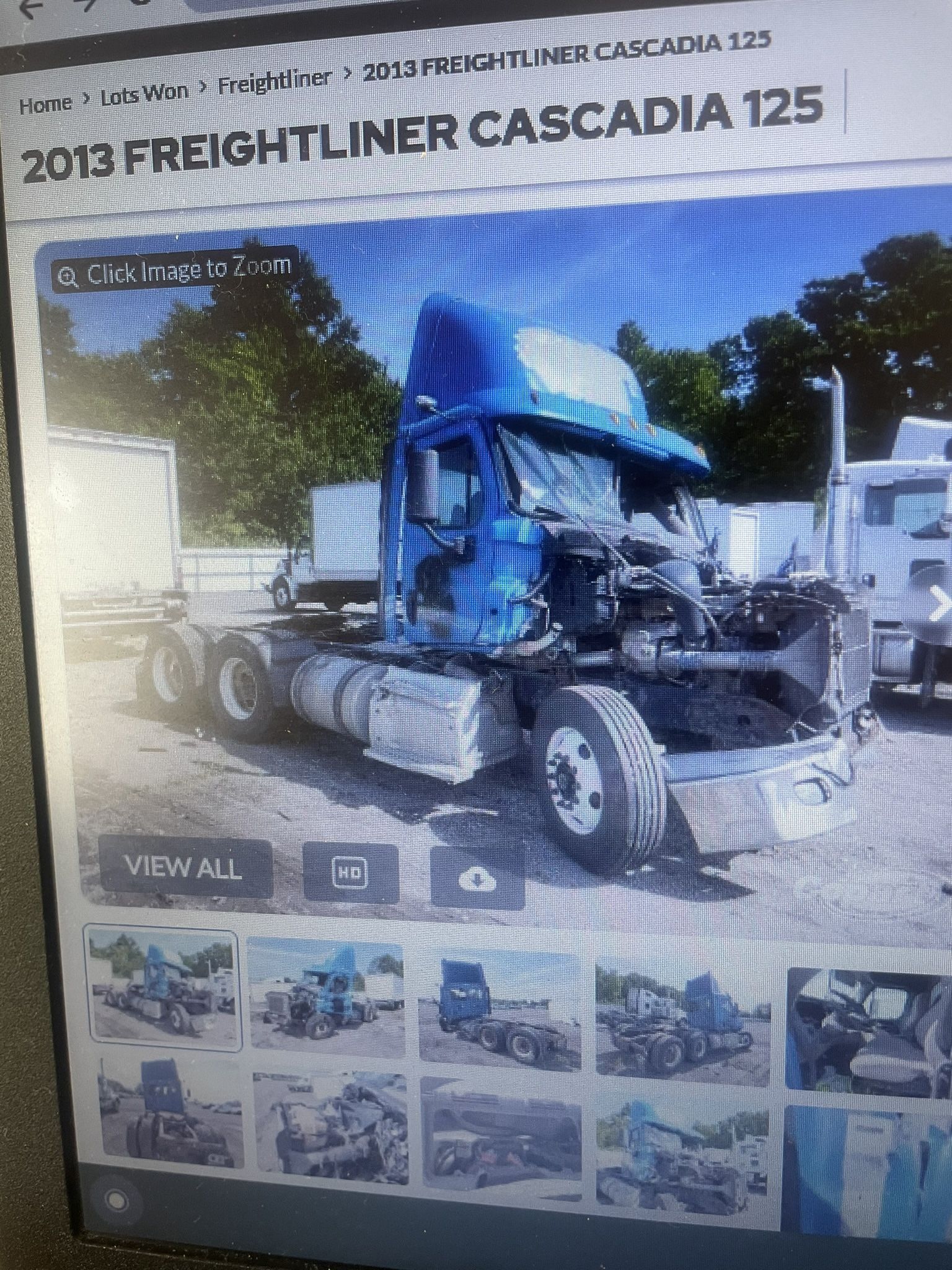 2013 Freightliner Cascadia Truck For Parts