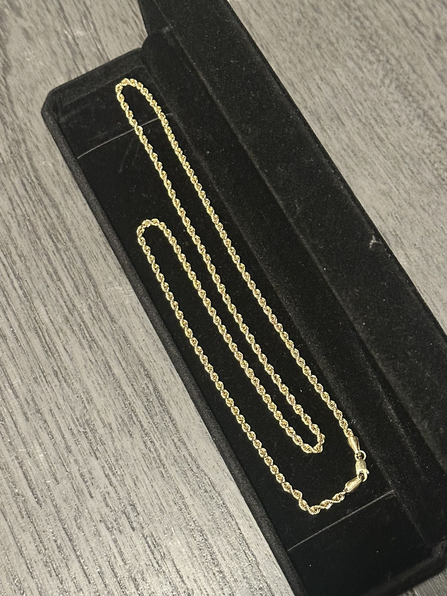 Yellow Gold Rope Chain 14KT