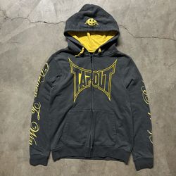 Vintage 2000’s Y2K TapOut MMA Full-Zip Hoodie Sweater M