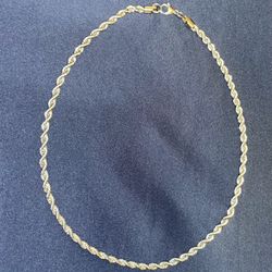 $50 Rope Chain Silver Plated 