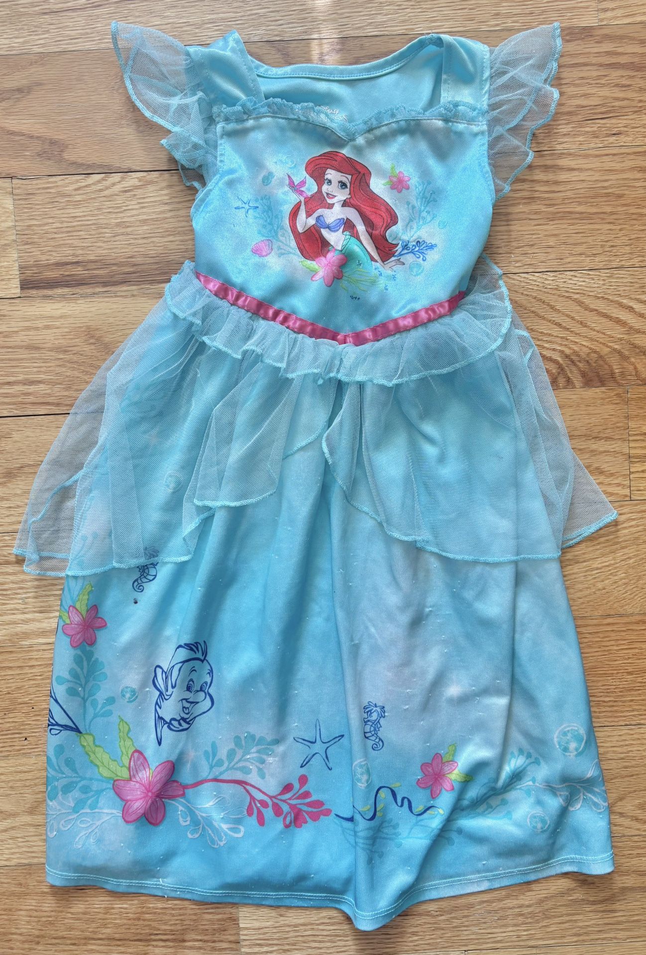 Disney Princess Toddler Girls Ariel Fantasy Sleep Gown - 3T