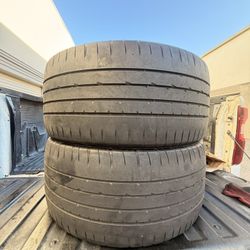 285/35/22 Goodyear Eagle F1 Asymmetric 60-70% Tread (2)