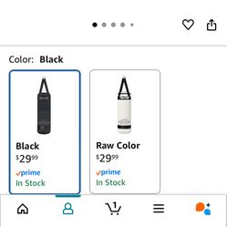 Black Canvas Punching Heavy Bag