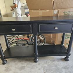 Dark Wood Sofa Table
