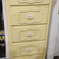 Antique Dresser/ Chest Of Drawers,  Solid Wood