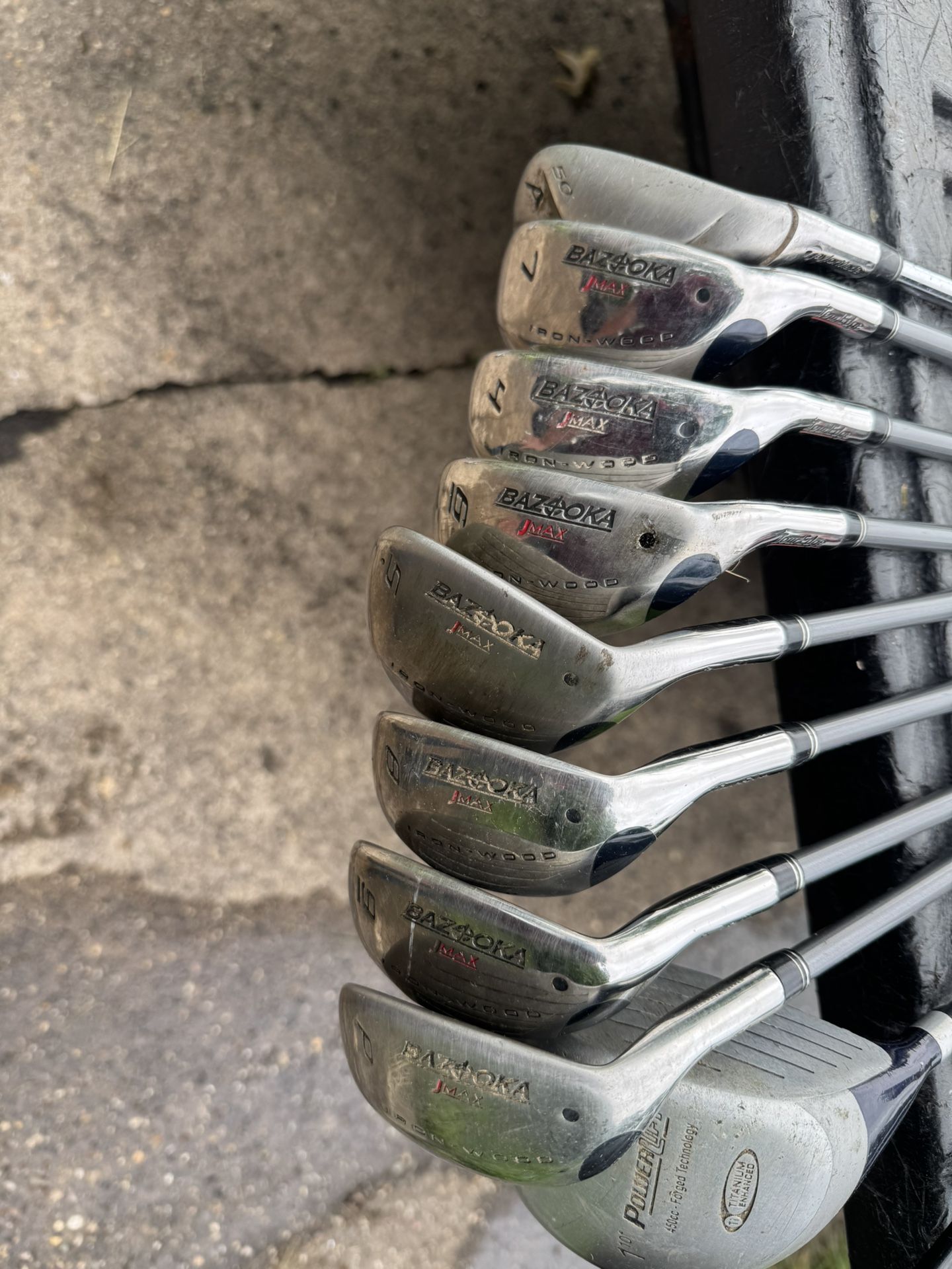 Set Of Bazooka Metal Woods Golf Clubs