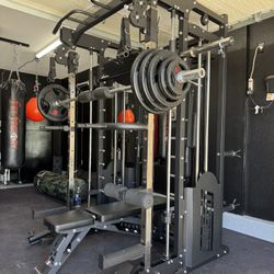 LLERO M5 Smith Machine - Bench & Weights Included - Free Delivery &  Assembly