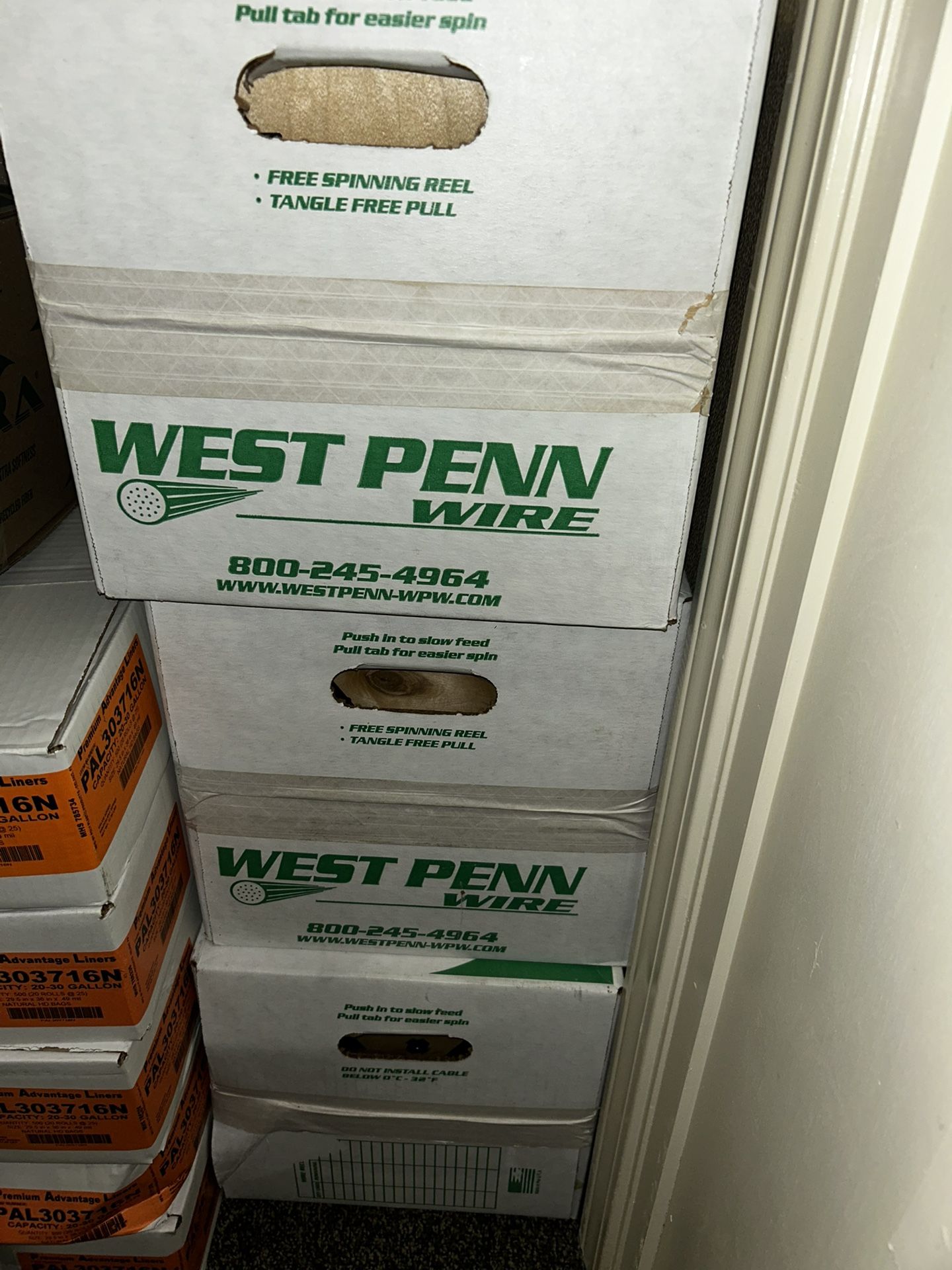 5 Boxes Of Cable!