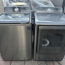 Samsung activewash Superspeed AquaJet top load washer and electric dryer!