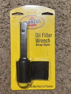 Pennzoil Oil Filter Wrench Strap Style Fits Most Filters to 6” Diameter NIP