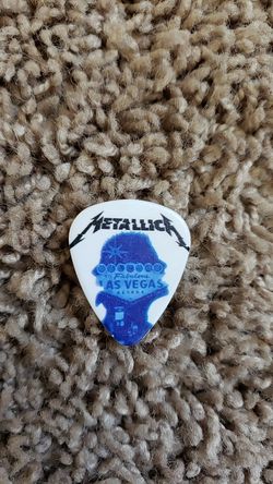 MetallicA Guitar Pick - Authentic