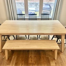 Modern farmhouse complete dining set