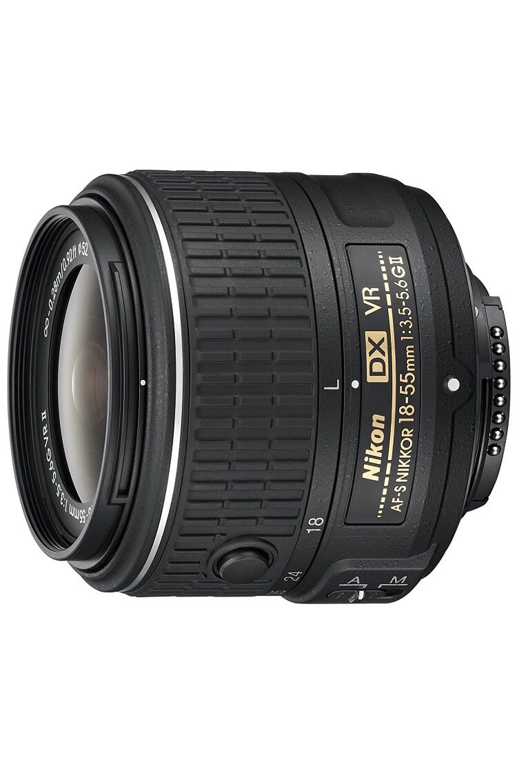 New! Nikon AF-S DX Nikkor 18-55mm / 3.5-5.6G Vibration Reduction II Zoom Lens with Auto Focus for Nikon DSLR Cameras
