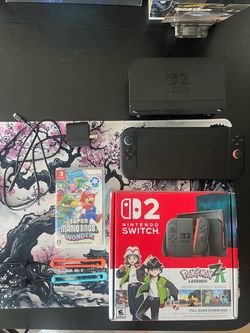 Nintendo Switch 2 with purple controller