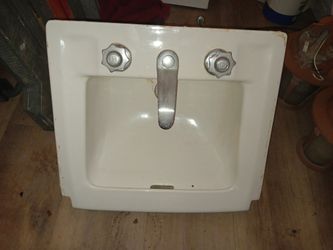 Mid Century Modern Apron Front Bathroom Sink