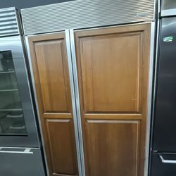 Panel Ready Built In Sub Zero 48” Side By Side Refrigerator 