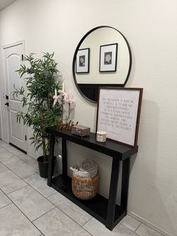 Black Side Table