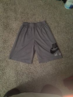 Grey, Red, And Blue Shorts