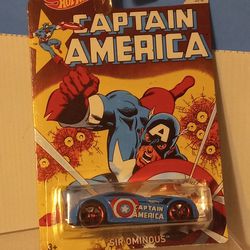 Hotwheels Captain America Die Cast