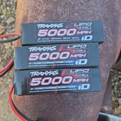 Traxxas 5000mAH Lipo Batteries 