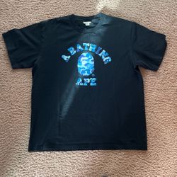 Blue Camo Bape Shirt L