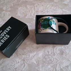 Starbucks MICHIGAN Discovery Series  ORNAMENT Expresso Mini Mug 2 oz. + Box